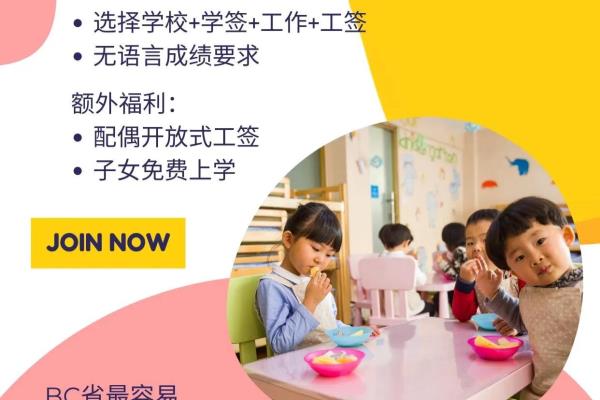 加拿大bc省移民项目（学校+学签+工作+工签+移民全包）.